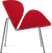 Orange Slice Chair Deep Red image.