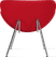 Orange Slice Chair Deep Red image.