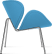 Orange Slice Chair Morocan Blue image.