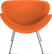 Orange Slice Chair Orange image.