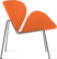 Orange Slice Chair Orange image.
