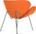 Orange Slice Chair Orange image.