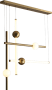 Orion Tubular Set Brushed Brass/Medium image.