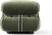 Soriana Style Lounge Chair Bottle Green Velvet image.