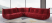 Comfort Style Curve Sofa Dark Red Velvet/Velvet image.