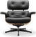 Eames Style Lounge Chair 670 Premium Leather/Black/Rosewood image.