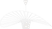 Vertigo Style Ceiling Lamp White/Large image.
