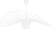 Vertigo Style Ceiling Lamp White/Medium image.