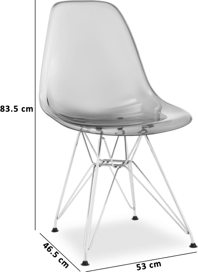 DSR Style Transparent Chair Designer Editions