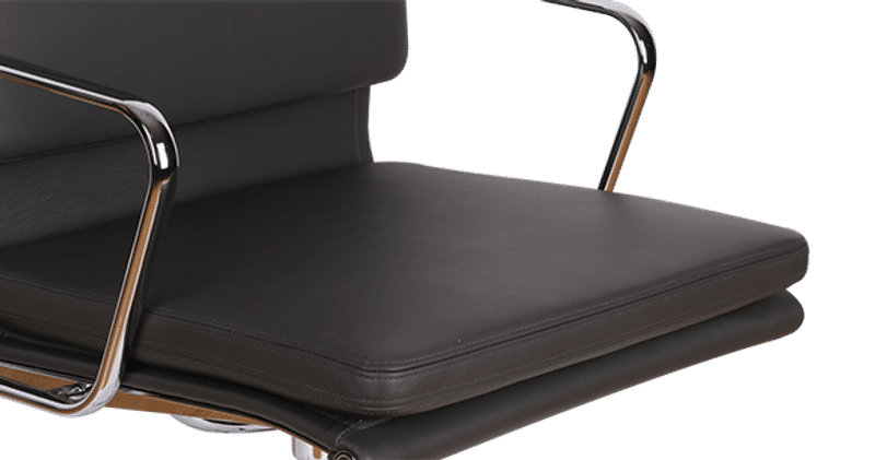 Sedia da ufficio con cuscinetto morbido in stile Eames EA215