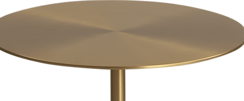 Calibre Coffee Table Medium - Brass - White Marble