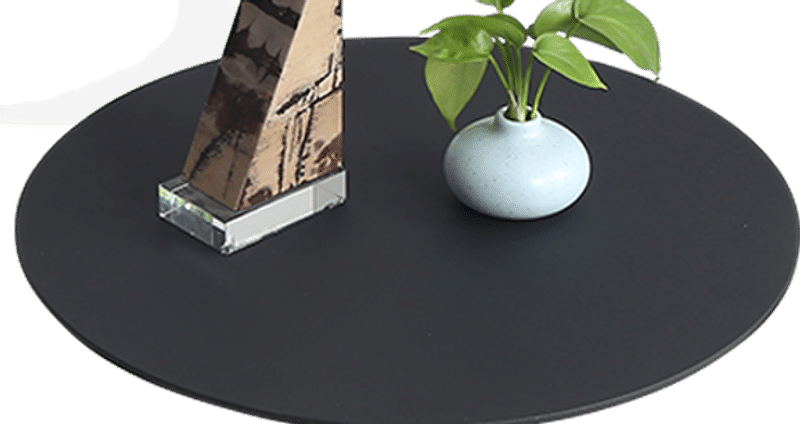 Calibre Coffee Table Medium - Black - Black Marble