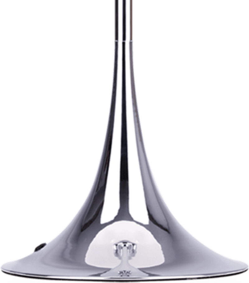 Panthella Style Floor Lamp Chrome