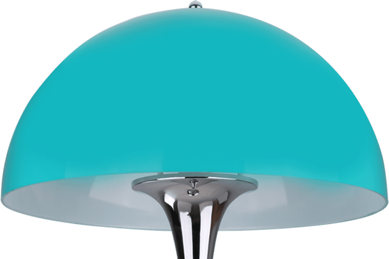 Panthella Style Floor Lamp Chrome