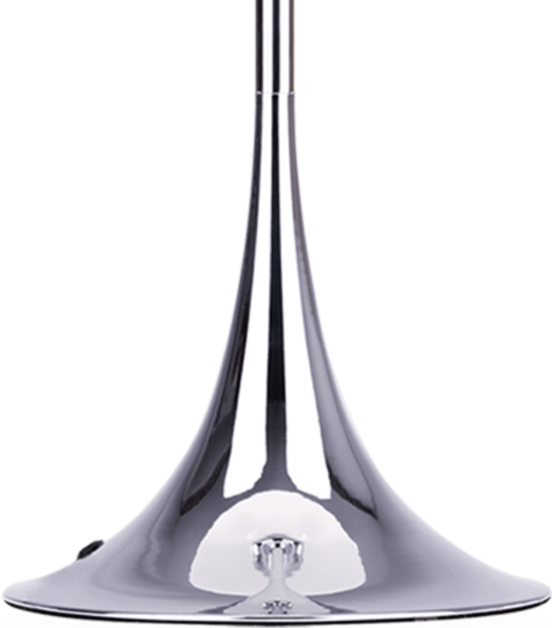 Panthella Style Floor Lamp Chrome
