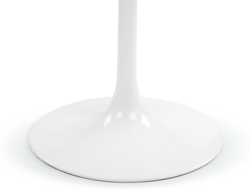 Tulip Round Dining Table - White Marble