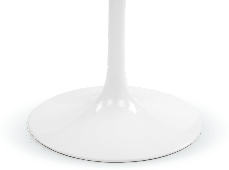Tulip Round Dining Table - White Marble