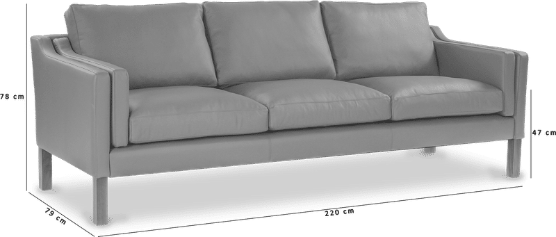2213 Dreisitziges Sofa