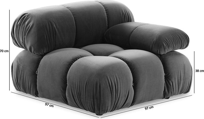 Camaleonda Style Left Arm Sofa