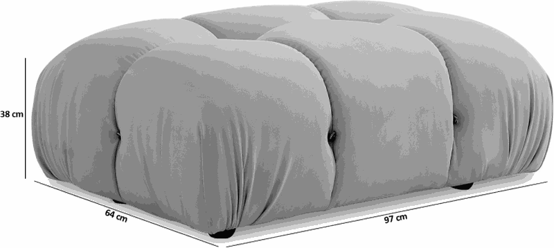 Camaleonda Style Small Ottoman