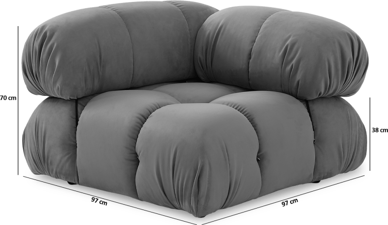 Camaleonda Style Corner Sofa - Left Armrest