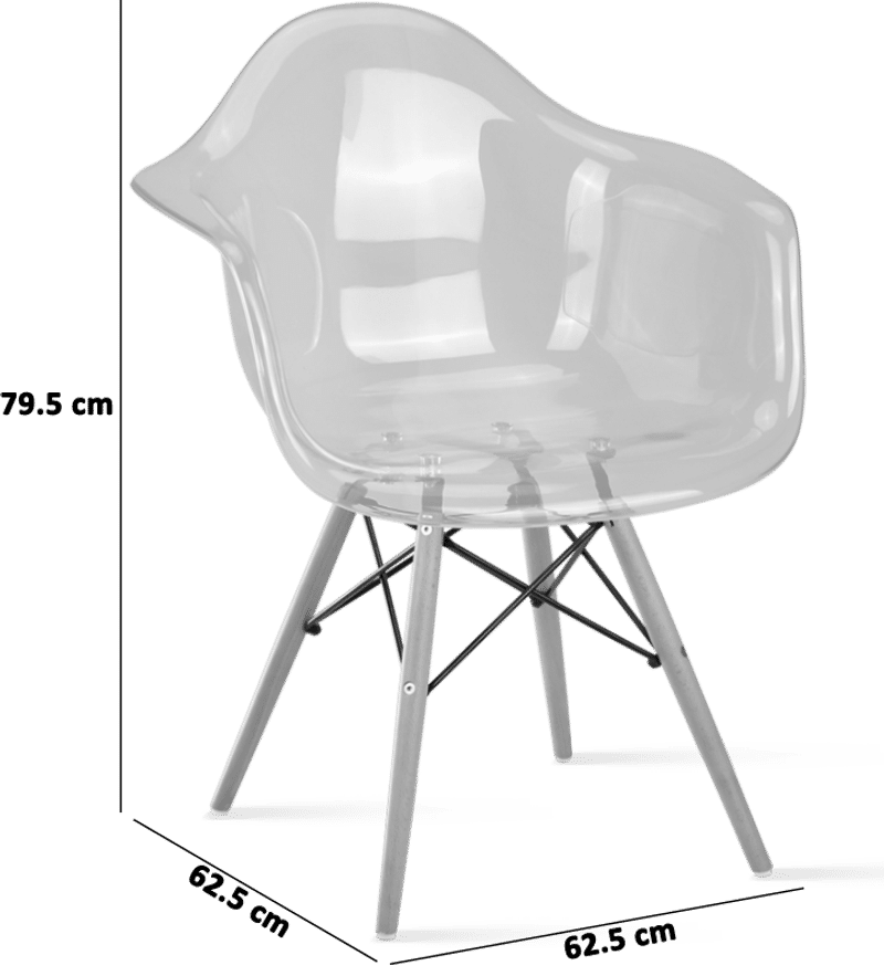 DAW Style Transparent Chair