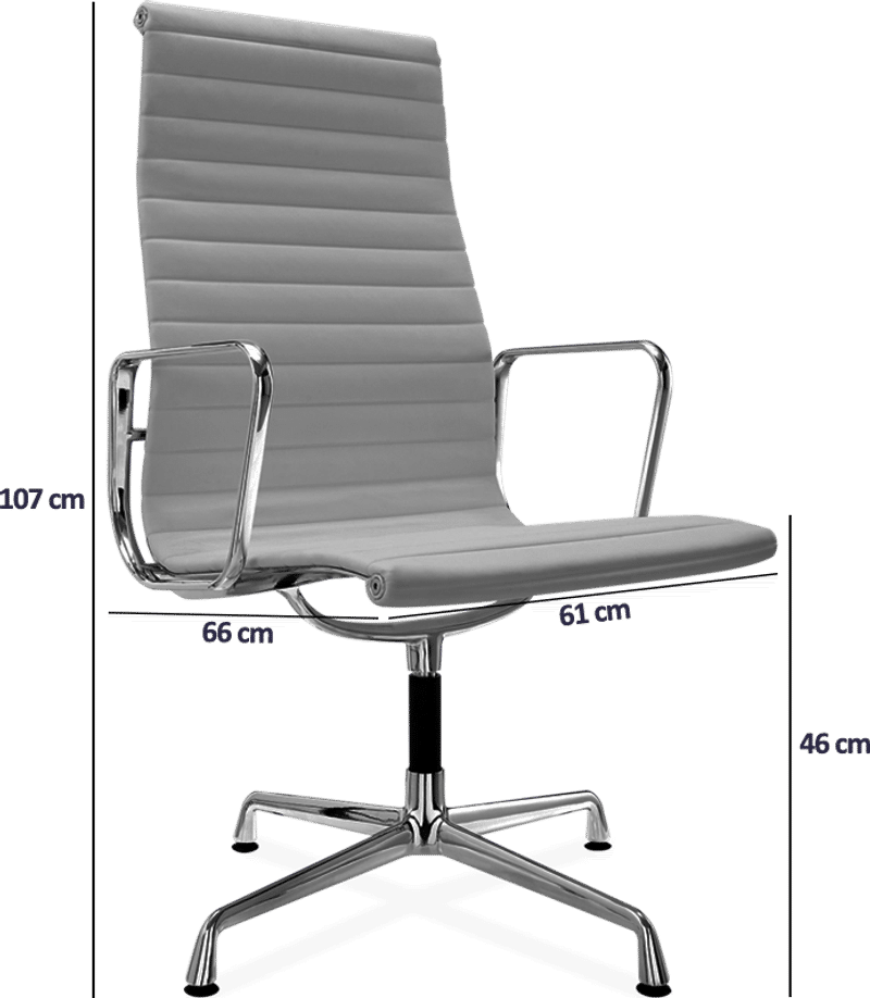 Eames Style Office Chair EA109 Leather
