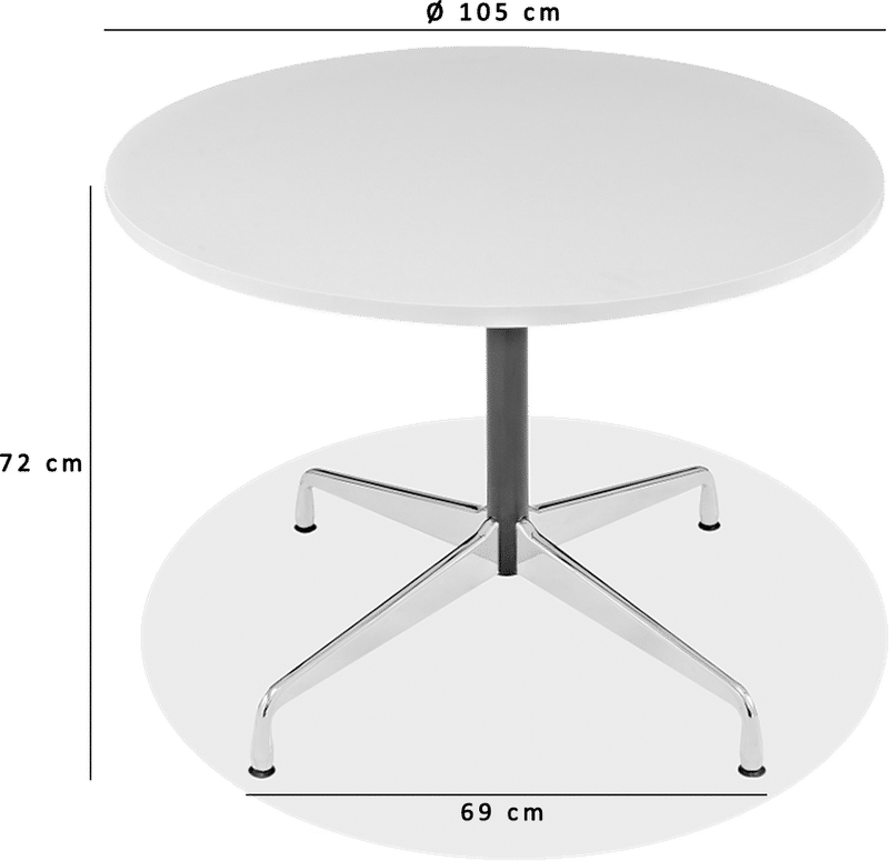 Eames Style Round Conference Table