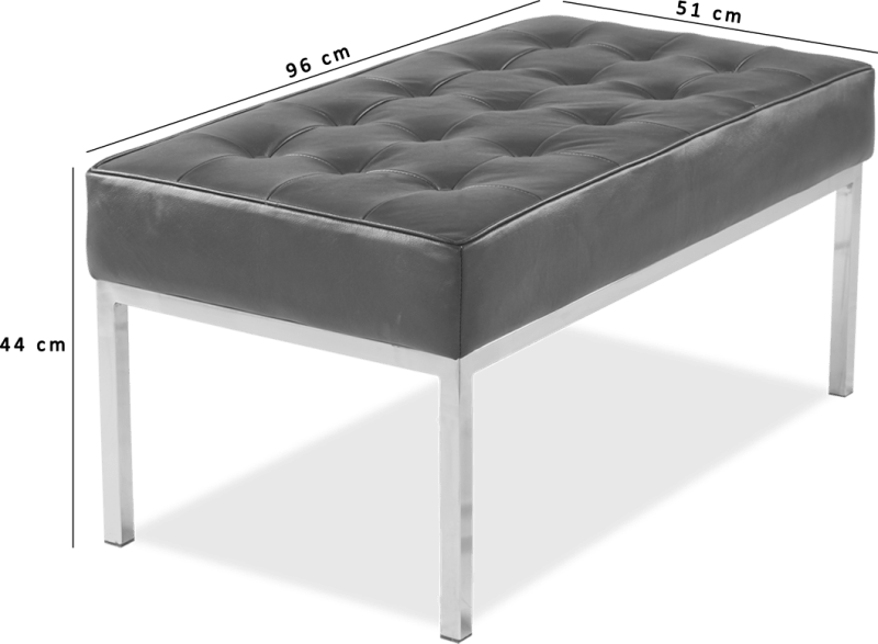 Knoll 2 seats  bench