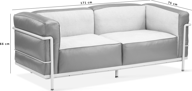LC3 Style Grande 2 Seat Sofa - Special Edition
