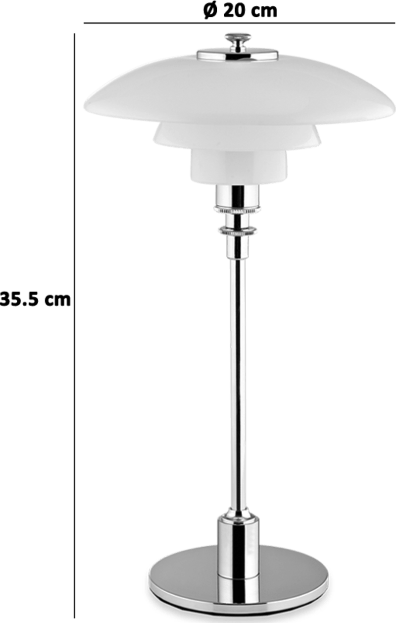 Bordslampa i PH 2/1 stil