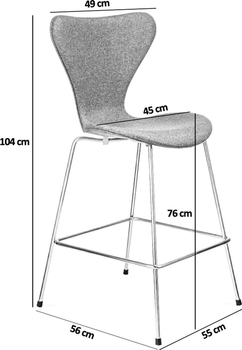 Series 7 Barstool Upholstered