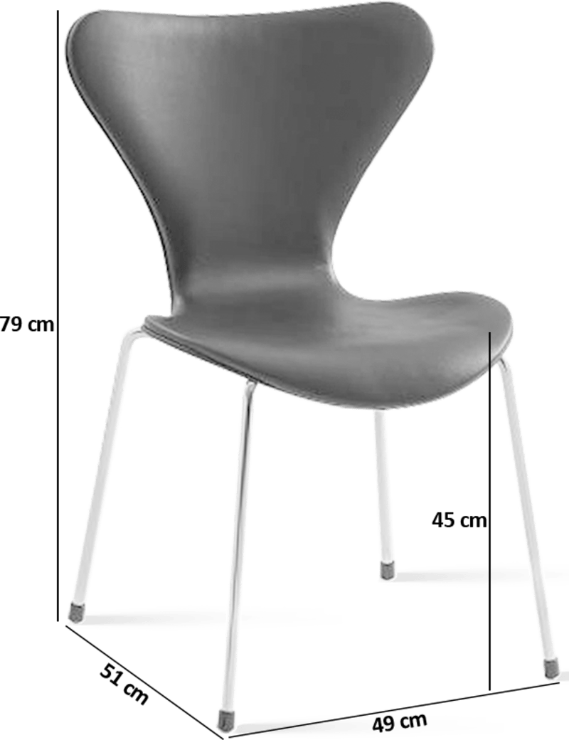 Serie 7 stol - helläder