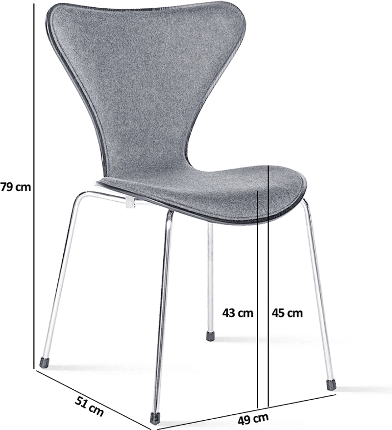 Series 7 Chair - Half Upholstered