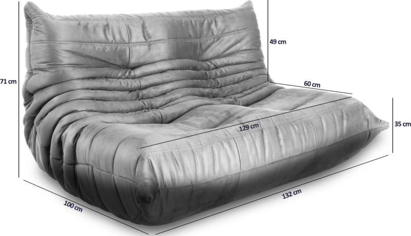 Comfort Style 2 Seater Sofa