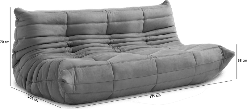 Sofá de 3 plazas Comfort Style