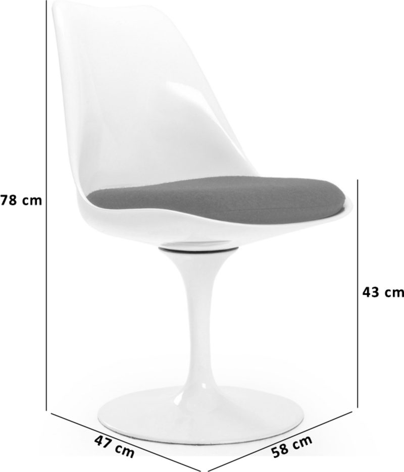 Tulip Chair - Glasfiber