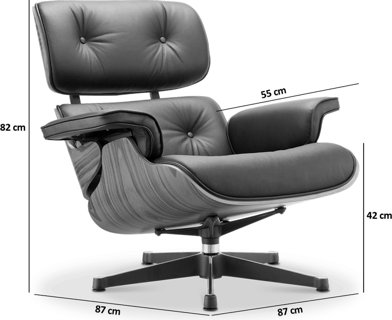 Chaise longue de style Eames 670