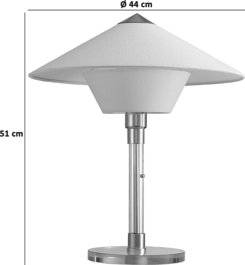 Lámpara de mesa estilo WG28