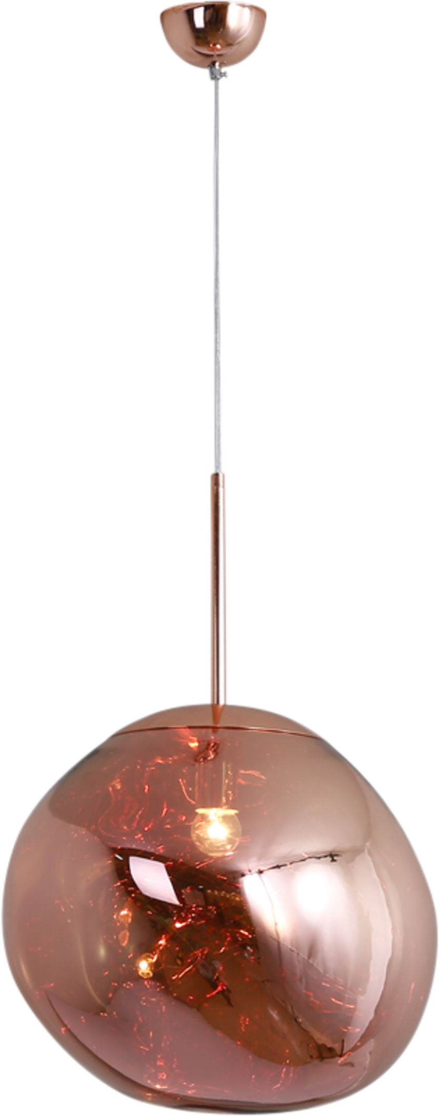 Melt hängande lampa Melt Red Copper/Large image.
