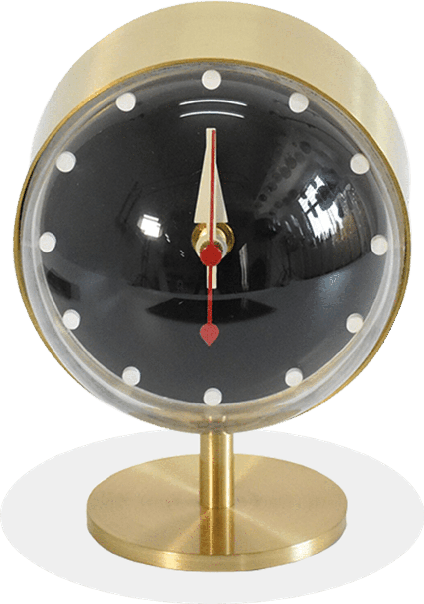 Night Style Clock Brass image.