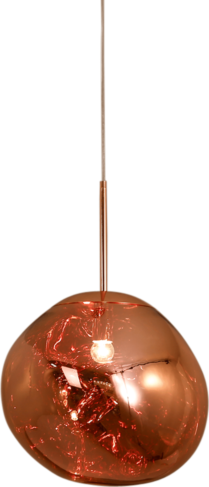 Melt hängande lampa Melt Red Copper/Large image.