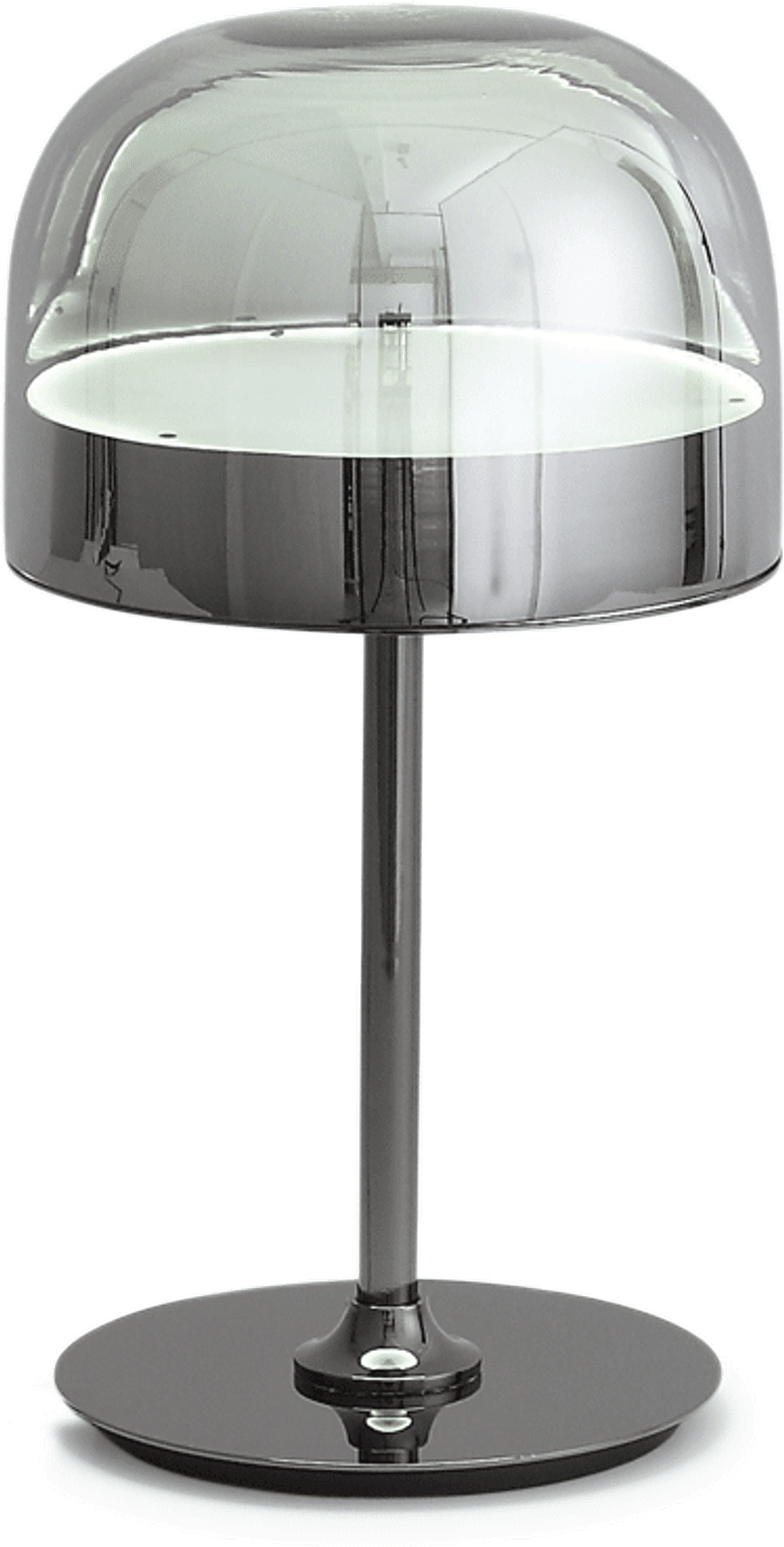 Equatore Style Table Lamp Pearl Black/Large image.