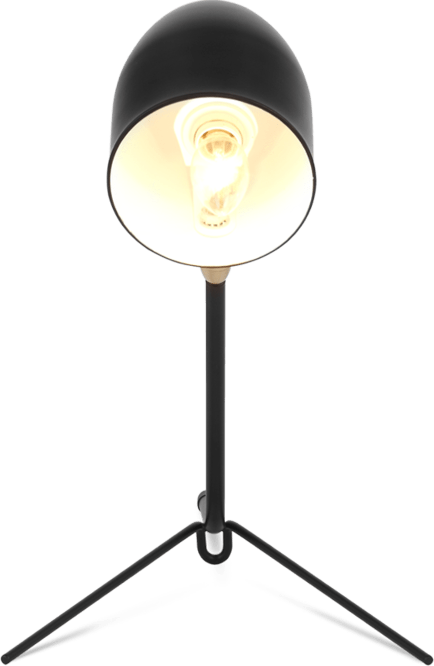 Lámpara de mesa estilo Serge Mouille Black image.