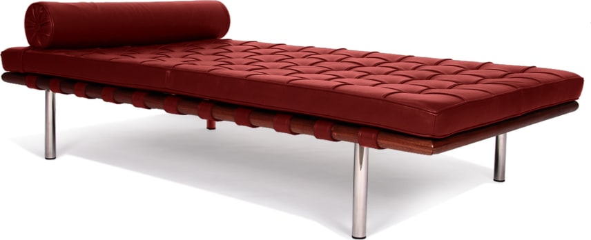 Barcelona Daybed Deep Red/Walnut image.