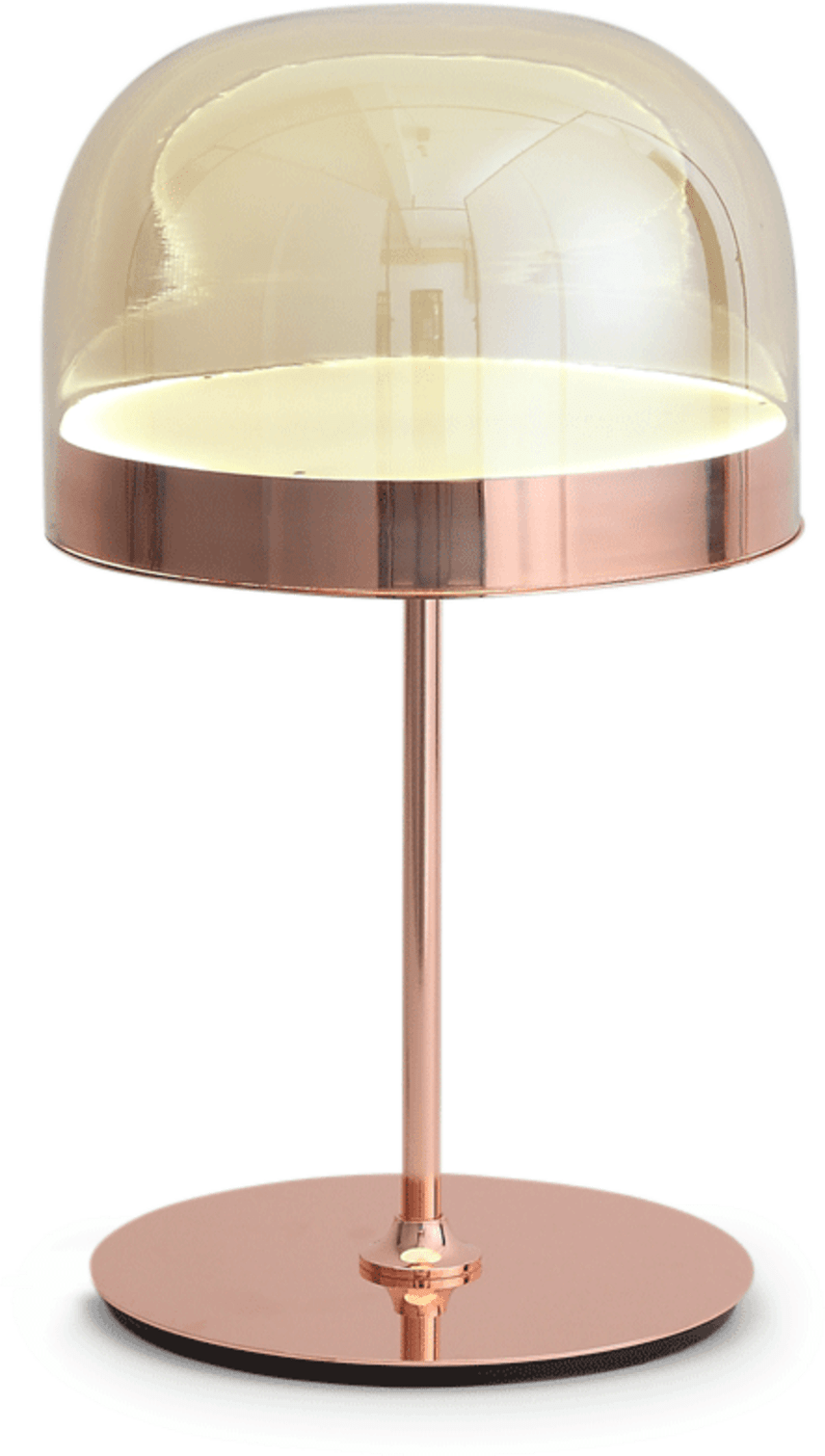 Equatore Style Table Lamp Rose Gold/Small image.