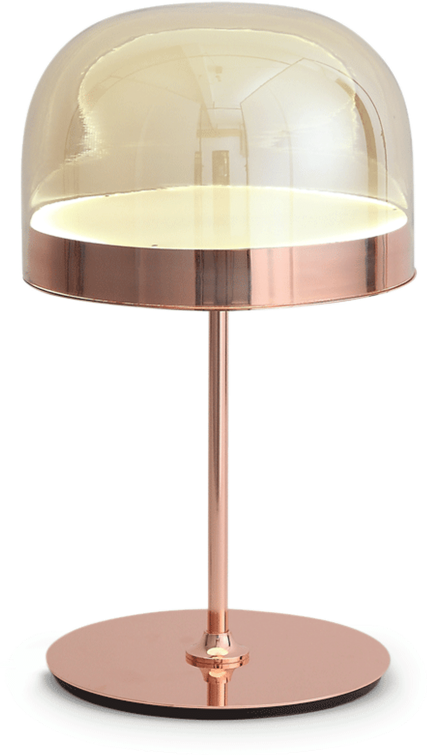 Equatore Style Table Lamp Rose Gold/Large image.
