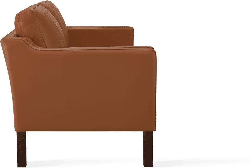 2212 Two Seater Sofa Premium Leather/Caramel Aniline image.