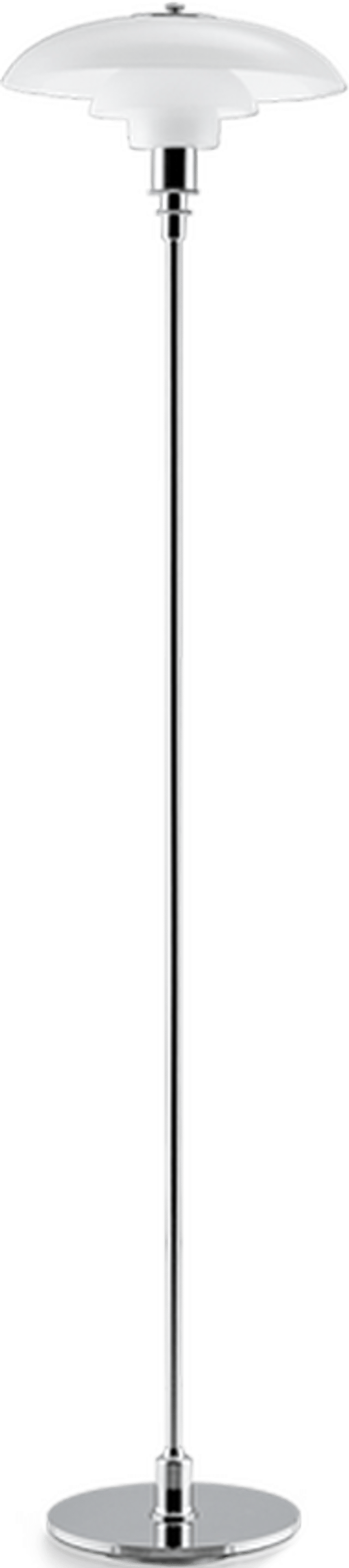 Lámpara de pie estilo PH 3.5/2.5 Chrome image.