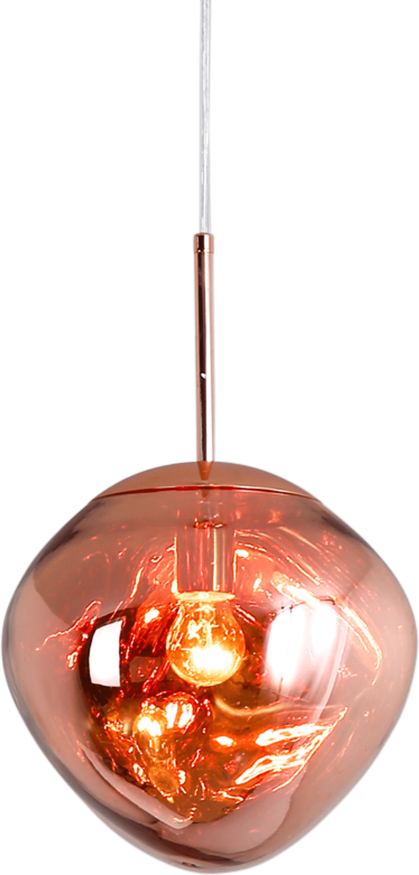 Melt hängande lampa Melt Red Copper/Small image.